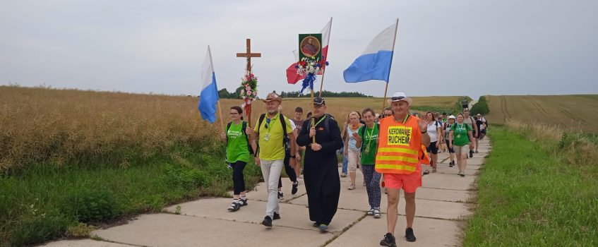 Grupa św. Józefa na trasie pielgrzymki (04.07.2023)